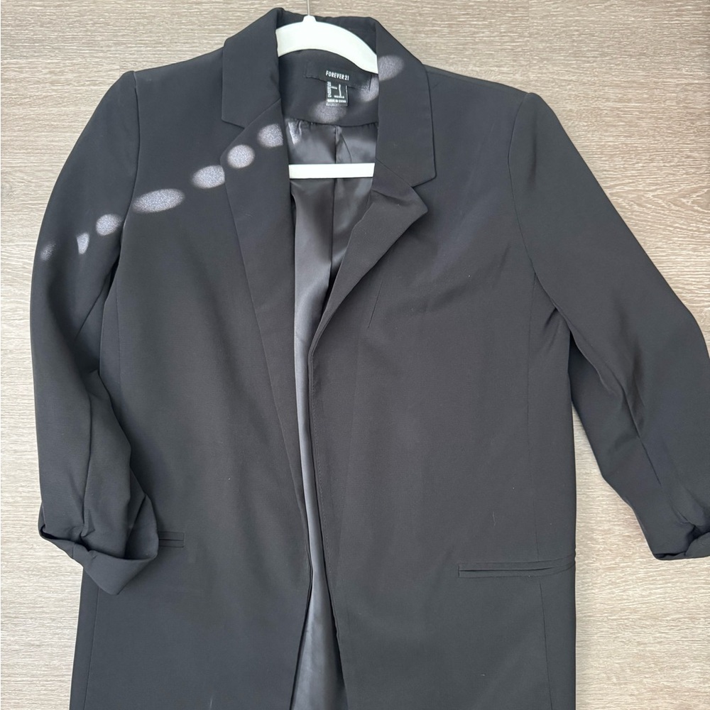F21 Elegant Black Blazer